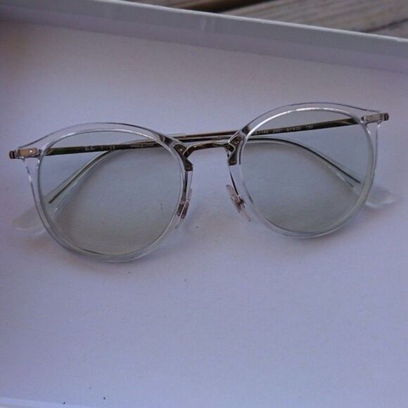 Ray-Ban Polished Transparent eyeglasses MODEL RB7140 - Frame only - Picture 1 of 10